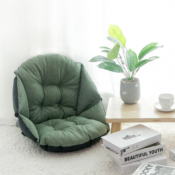 Ergonomisches Sitzkissen zur Schmerzlinderung, grau, für optimalen Komfort im Büro oder Zuhause, rutschfeste Unterseite