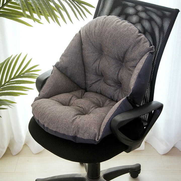 Ergonomisches Sitzkissen zur Schmerzlinderung, grau, für optimalen Komfort im Büro oder Zuhause, rutschfeste Unterseite
