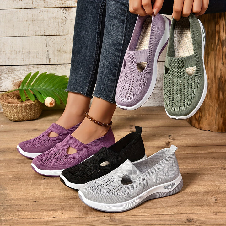 Damen-Orthopädische Slip-On-Schuhe - Komfort und Stil