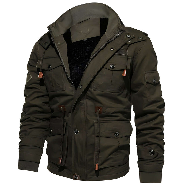 Herren Militärjacke mit vielen Taschen