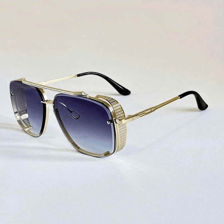 Moderne Aviator Sonnenbrille mit Seitenschutz