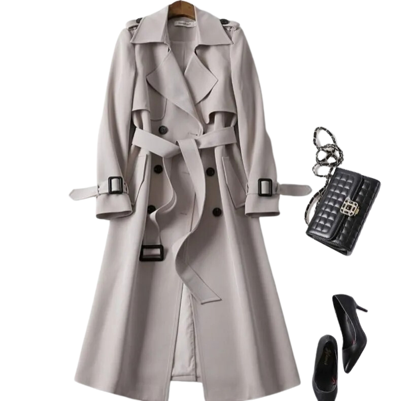 Eleganter Damen-Trenchcoat in Mittellänge