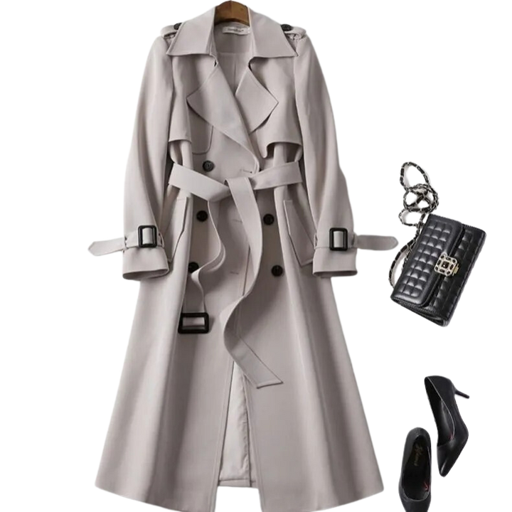 Eleganter Damen-Trenchcoat in Mittellänge