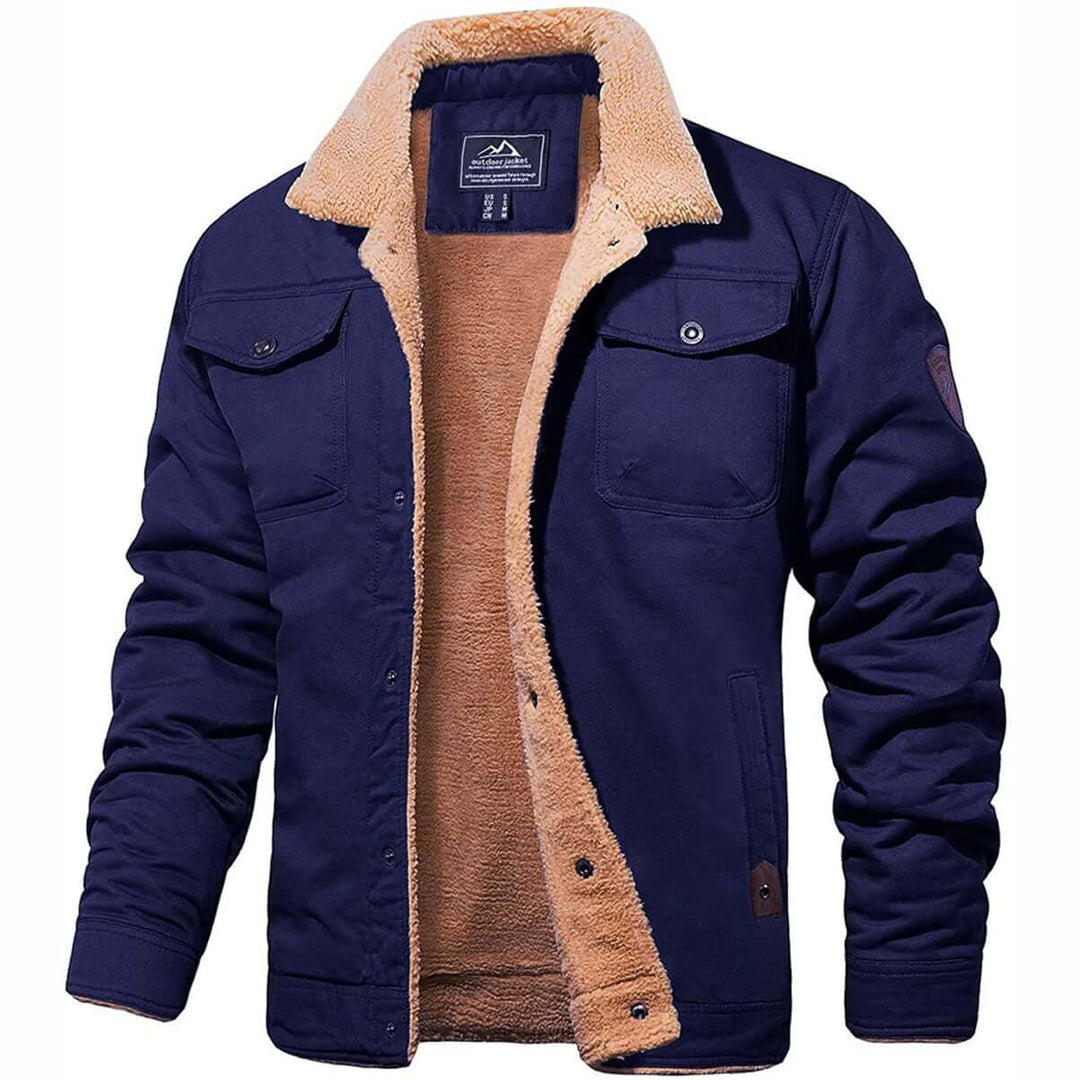 Herren Vintage Bomberjacke: Warme & Stilvolle Winterjacke