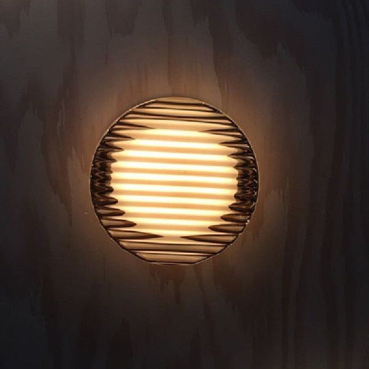 Moderne LED-Wandleuchte für Innen und Außen, Wechselndes Licht