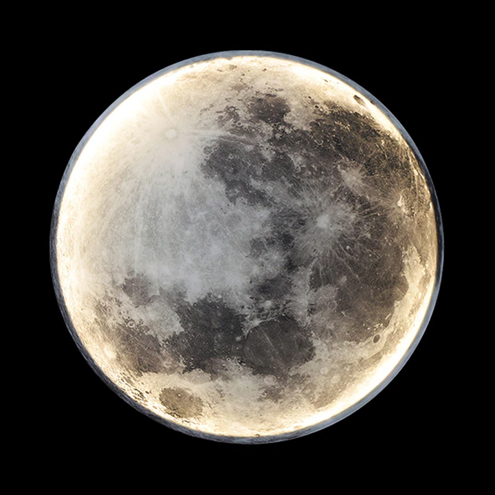 LED Mond Wandlampe für Schlafzimmer und Wohnzimmer