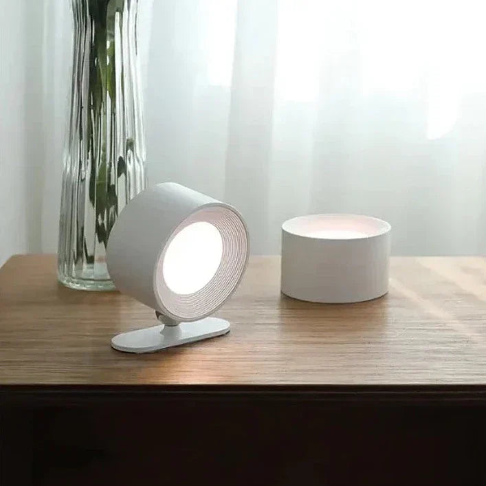 Schnurlose LED-Wandleuchte mit 360° Drehung für moderne Räume