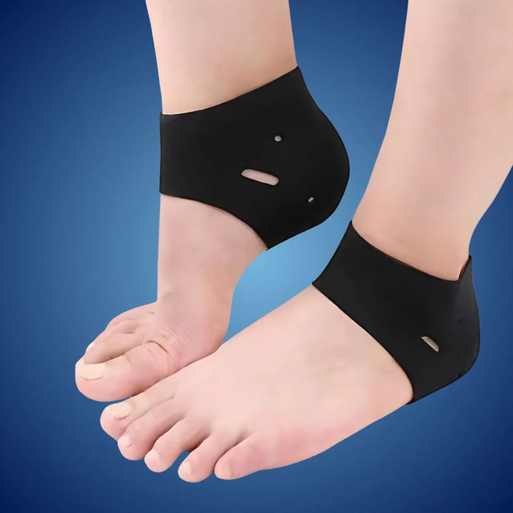 Fersensocken für trockene, rissige Fersen, atmungsaktiv, schützt und pflegt, lindert Schmerzen und bietet Komfort.