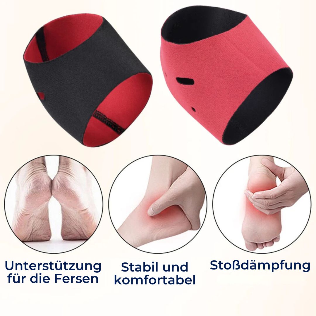 Fersensocken für trockene, rissige Fersen, atmungsaktiv, schützt und pflegt, lindert Schmerzen und bietet Komfort.