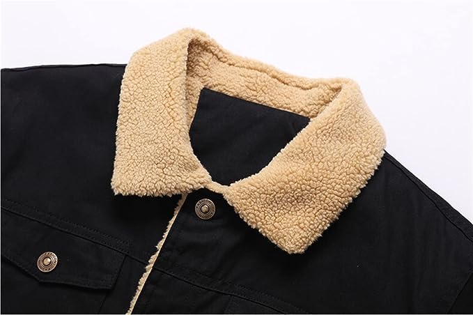 "Fleecegefütterte Winterjacke für Herren, dunkelgrau, modernes Design, extra warm, robust, Alltagsgebrauch."