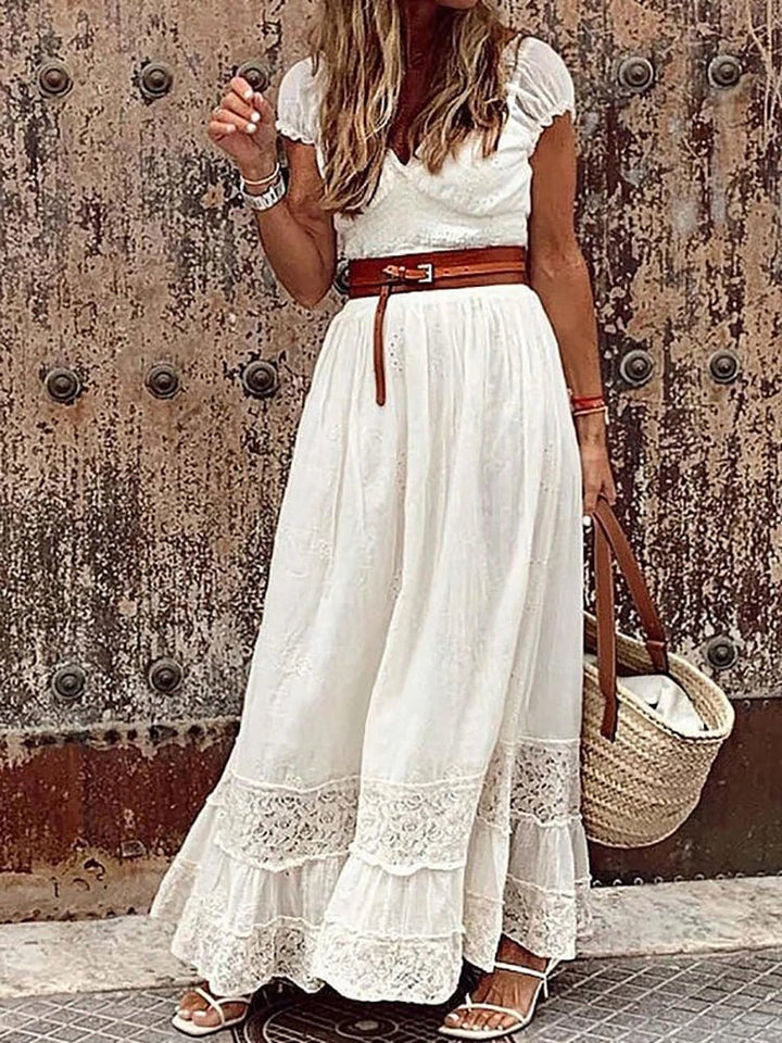 Fließendes Maxikleid für Damen, elegant und komfortabel, ideal für Alltag und Events, weicher Stoff, schmeichelhafte Silhouet