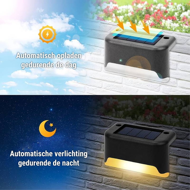 Kabellose Solar-LED-Wandleuchten für Außenbereich