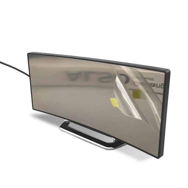 Geschwungener LED-Digitalwecker mit klarer LED-Anzeige und modernem Design für stilvolle Raumdekoration.
