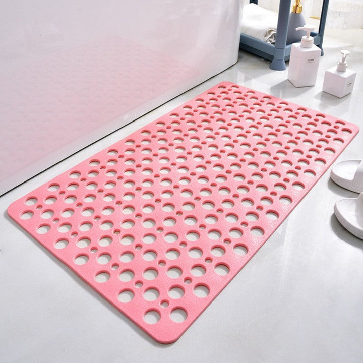 Graue Luxus Anti-Rutsch Duschmatte mit Saugnäpfen, rutschfest, hygienisch, wasserabweisend in modernem Design.