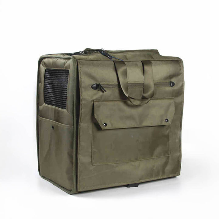 "Großer, wasserdichter Haustier-Rucksack mit atmungsaktivem Mesh, ideal für unterwegs, geräumig und stilvoll."