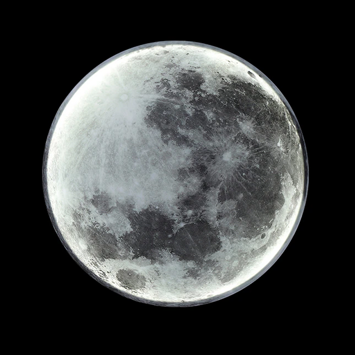 LED Mond Wandlampe für Schlafzimmer und Wohnzimmer