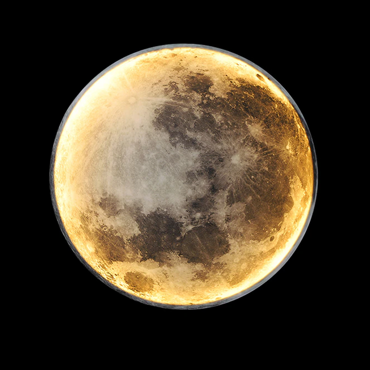 LED Mond Wandlampe für Schlafzimmer und Wohnzimmer