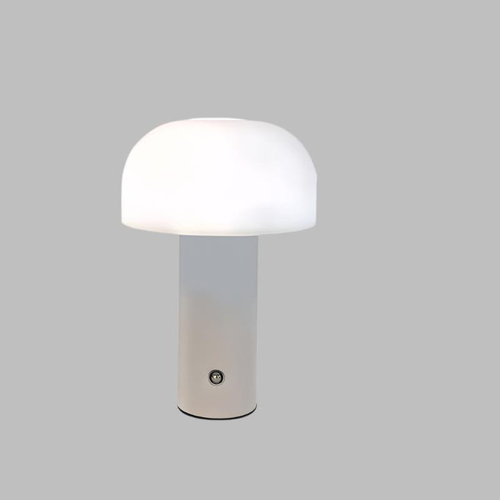 Elegante kabellose Pilz-Tischlampe mit Dimmfunktion