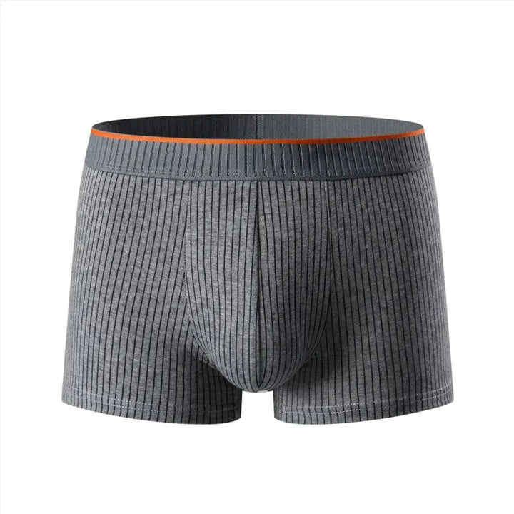 "Herren Boxershorts aus Baumwoll-Velours, weich, gestreift, elastisch, atmungsaktiv, für täglichen Komfort, verschiedene Desi