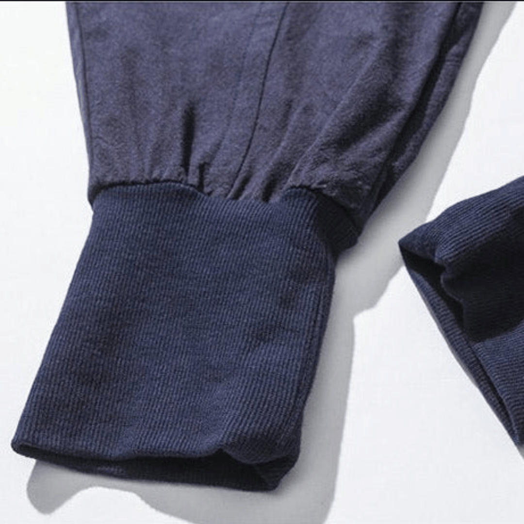 "Herren Japan-Stil Hosen aus Baumwollmischung, lockere Passform, fließende Silhouette, für stilvollen Komfort und Flexibilitä
