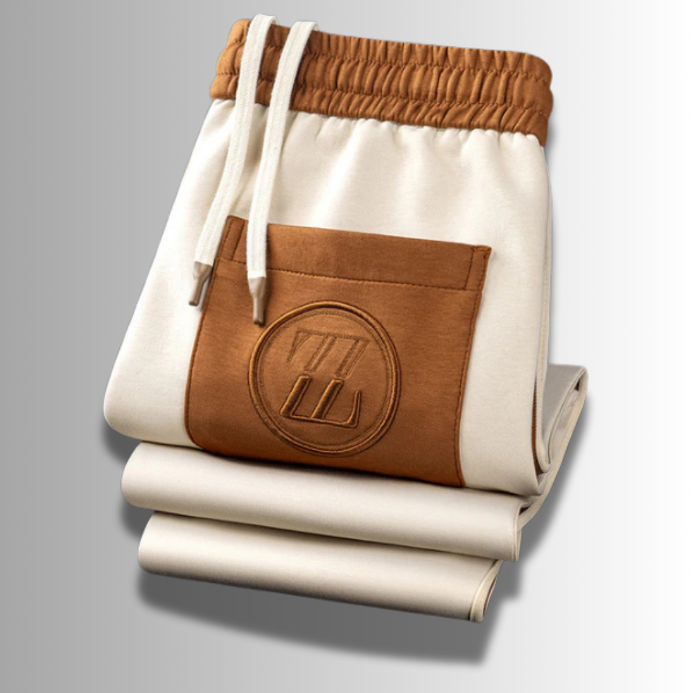 "Herren Jogginganzug aus hochwertiger Baumwolle, modisch und bequem, ideal für Sport und Freizeit, in modernem Design."