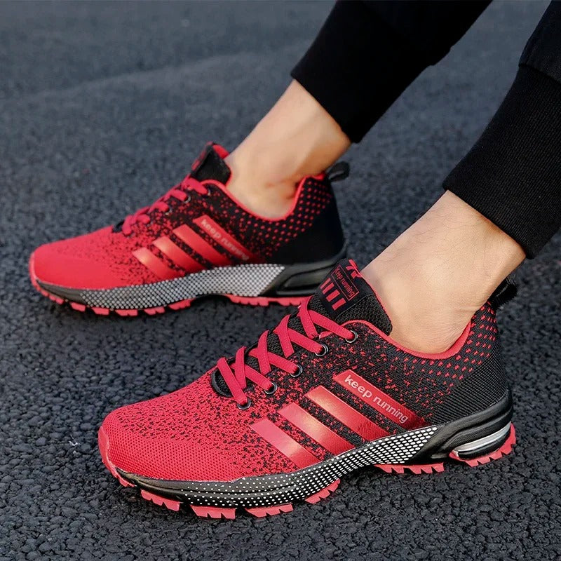"Herren-Laufschuhe, dynamisches Training, komfortabel, modernes Design, verstärkte Sohle, verfügbare Farben: Blau, Grün"