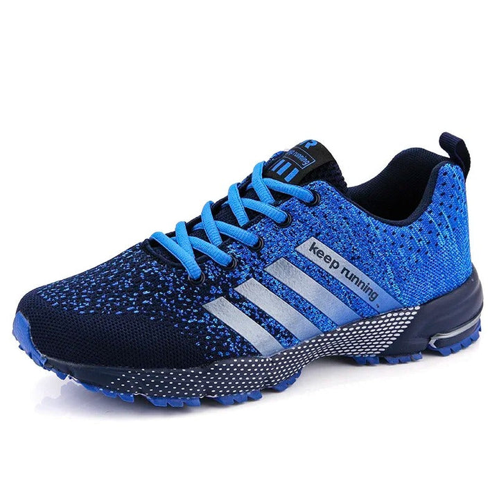 "Herren-Laufschuhe, dynamisches Training, komfortabel, modernes Design, verstärkte Sohle, verfügbare Farben: Blau, Grün"