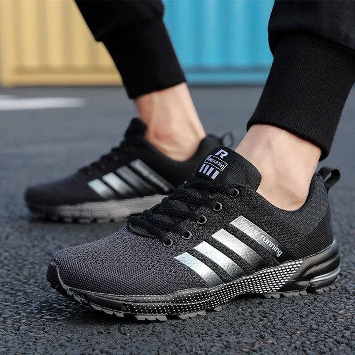 "Herren-Laufschuhe, dynamisches Training, komfortabel, modernes Design, verstärkte Sohle, verfügbare Farben: Blau, Grün"