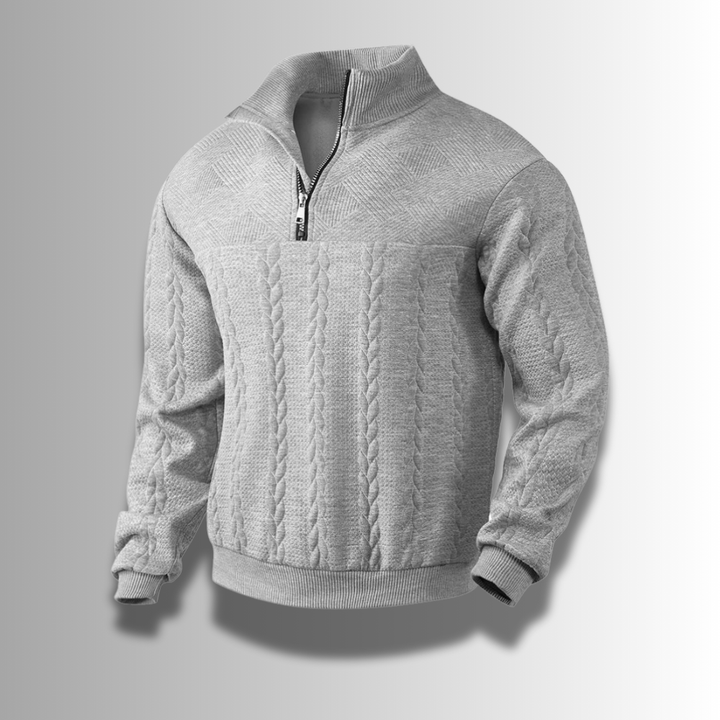 "Herren Merinowolle Pullover, zeitloses Design, klassische Kragen, hoher Tragekomfort, ideal für Freizeit und Beruf."