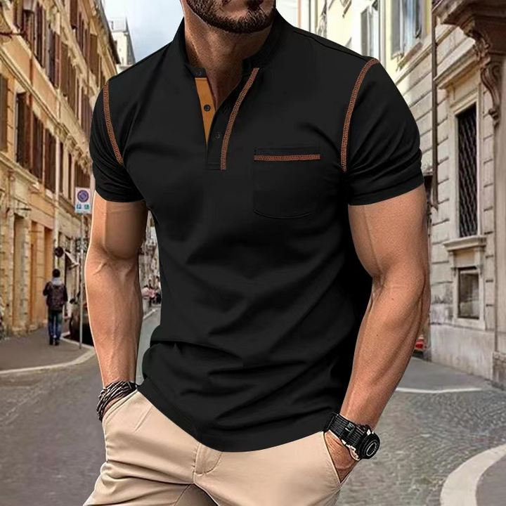 "Herren Polo Shirt, zeitloses Design, ideal für Freizeit, elegantes Kurzarmshirt, hohe Qualität, vielseitig kombinierbar"