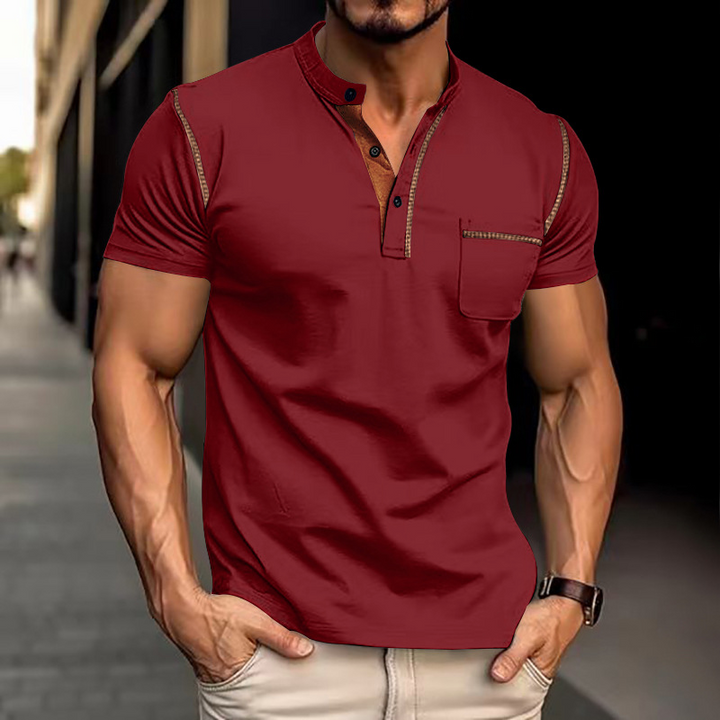 "Herren Polo Shirt, zeitloses Design, ideal für Freizeit, elegantes Kurzarmshirt, hohe Qualität, vielseitig kombinierbar"