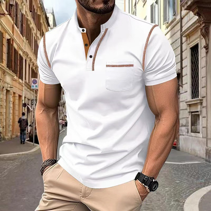 "Herren Polo Shirt, zeitloses Design, ideal für Freizeit, elegantes Kurzarmshirt, hohe Qualität, vielseitig kombinierbar"