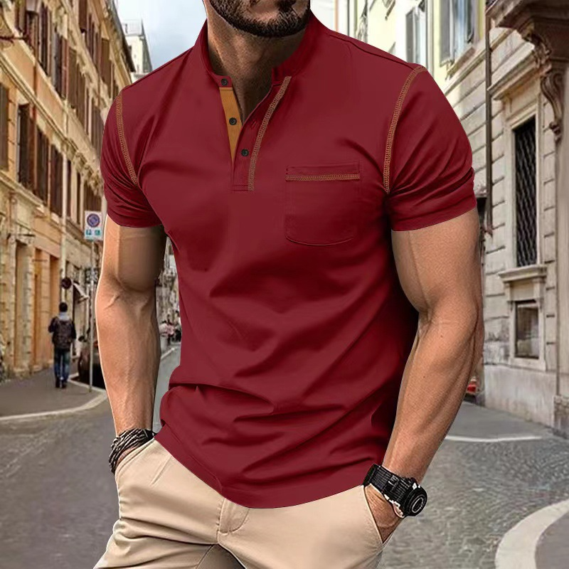 "Herren Polo Shirt, zeitloses Design, ideal für Freizeit, elegantes Kurzarmshirt, hohe Qualität, vielseitig kombinierbar"
