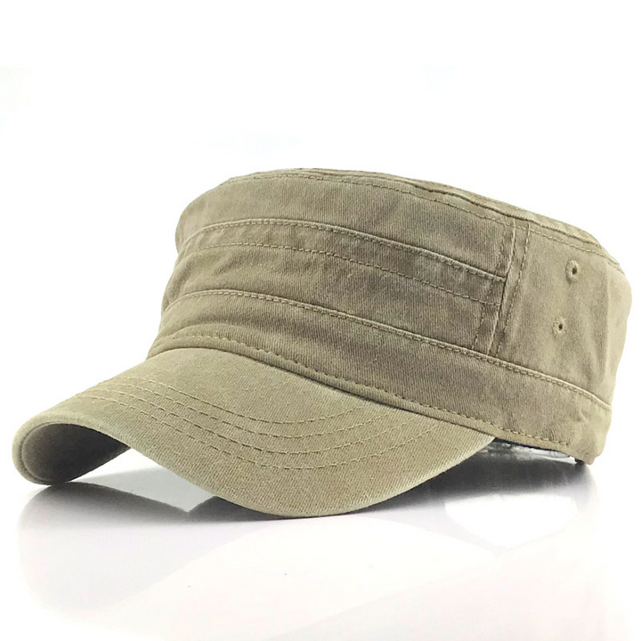 Herren Retro Army Mütze, klassischer Militärstil, modernes Design, Dunkelblau; verstellbar, langlebig, atmungsaktiv.