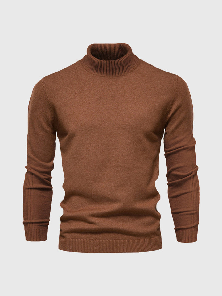 "Herren Rollkragenpullover aus weicher, pflegeleichter Baumwolle, klassischer Schnitt in verschiedenen Farben, elegant gestal