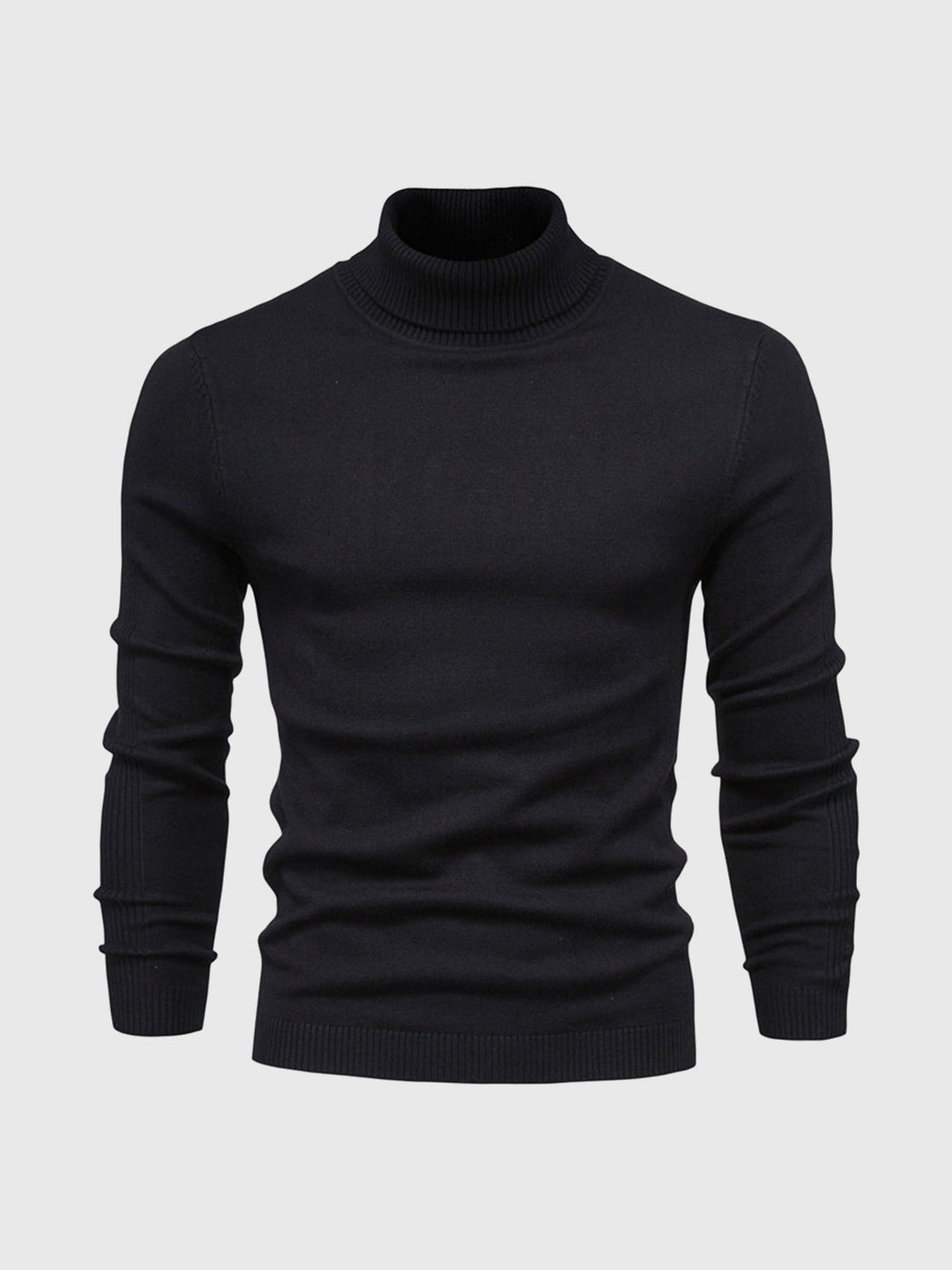 "Herren Rollkragenpullover aus weicher, pflegeleichter Baumwolle, klassischer Schnitt in verschiedenen Farben, elegant gestal