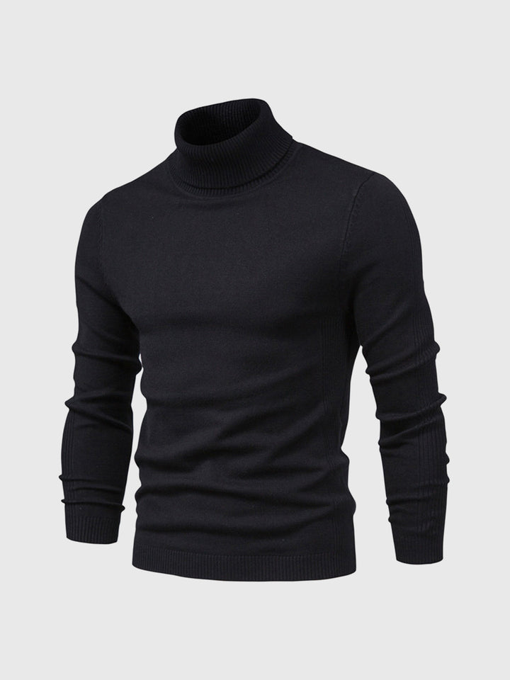 "Herren Rollkragenpullover aus weicher, pflegeleichter Baumwolle, klassischer Schnitt in verschiedenen Farben, elegant gestal