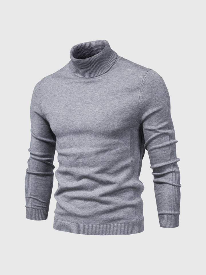 "Herren Rollkragenpullover aus weicher, pflegeleichter Baumwolle, klassischer Schnitt in verschiedenen Farben, elegant gestal