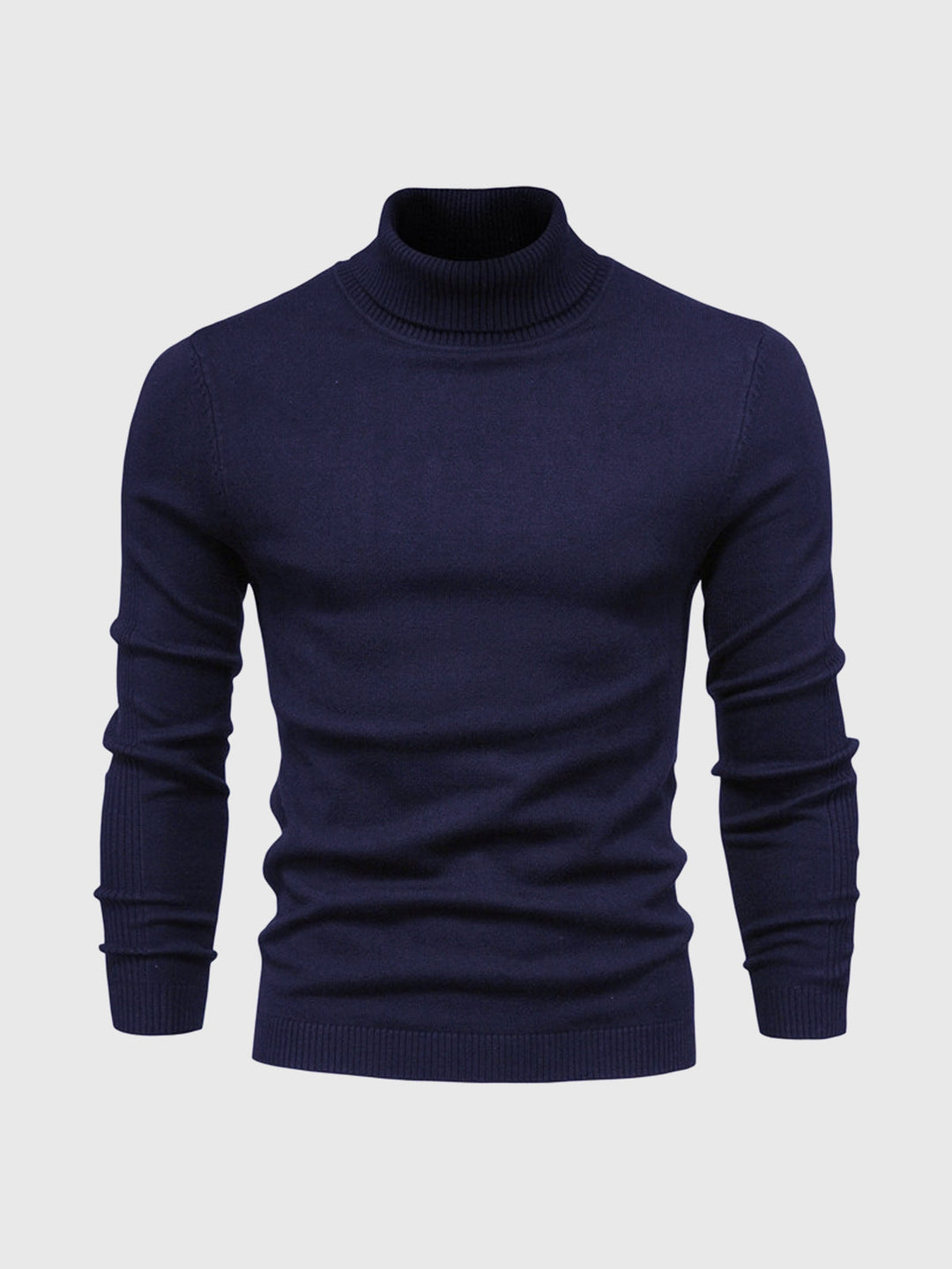 "Herren Rollkragenpullover aus weicher, pflegeleichter Baumwolle, klassischer Schnitt in verschiedenen Farben, elegant gestal
