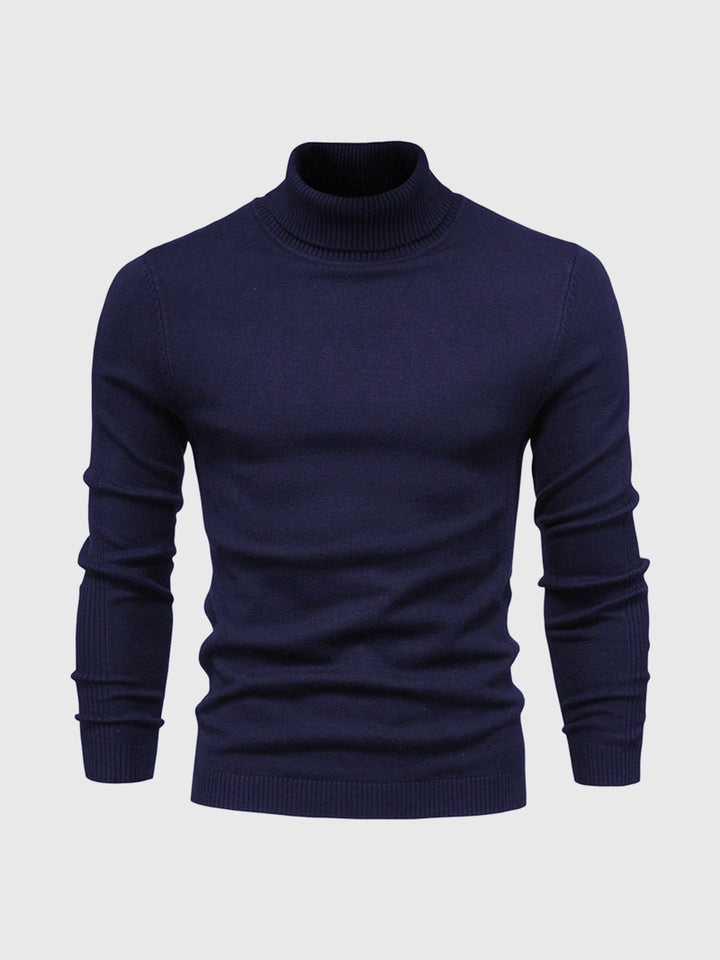 "Herren Rollkragenpullover aus weicher, pflegeleichter Baumwolle, klassischer Schnitt in verschiedenen Farben, elegant gestal