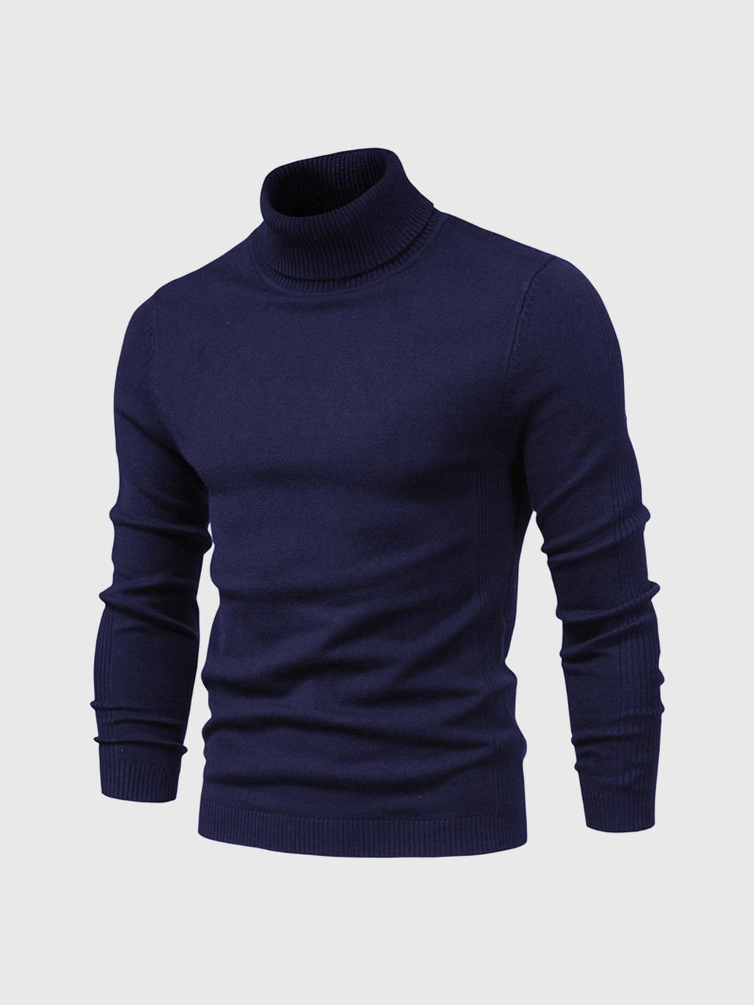 "Herren Rollkragenpullover aus weicher, pflegeleichter Baumwolle, klassischer Schnitt in verschiedenen Farben, elegant gestal