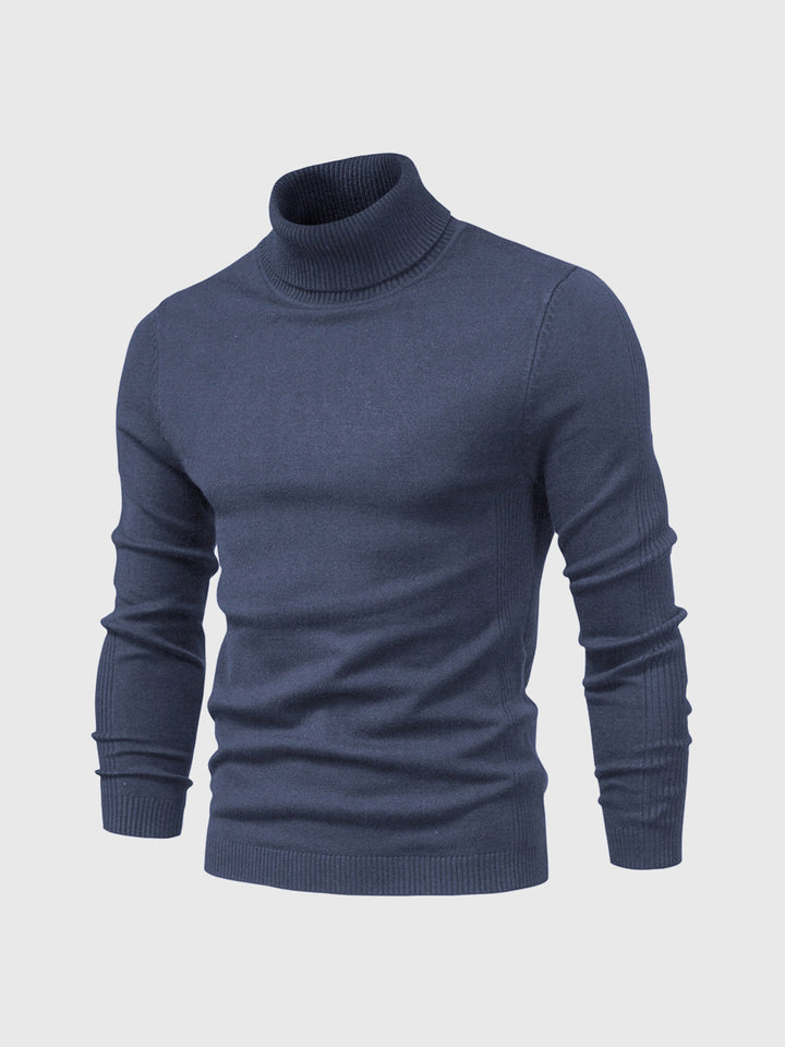 "Herren Rollkragenpullover aus weicher, pflegeleichter Baumwolle, klassischer Schnitt in verschiedenen Farben, elegant gestal