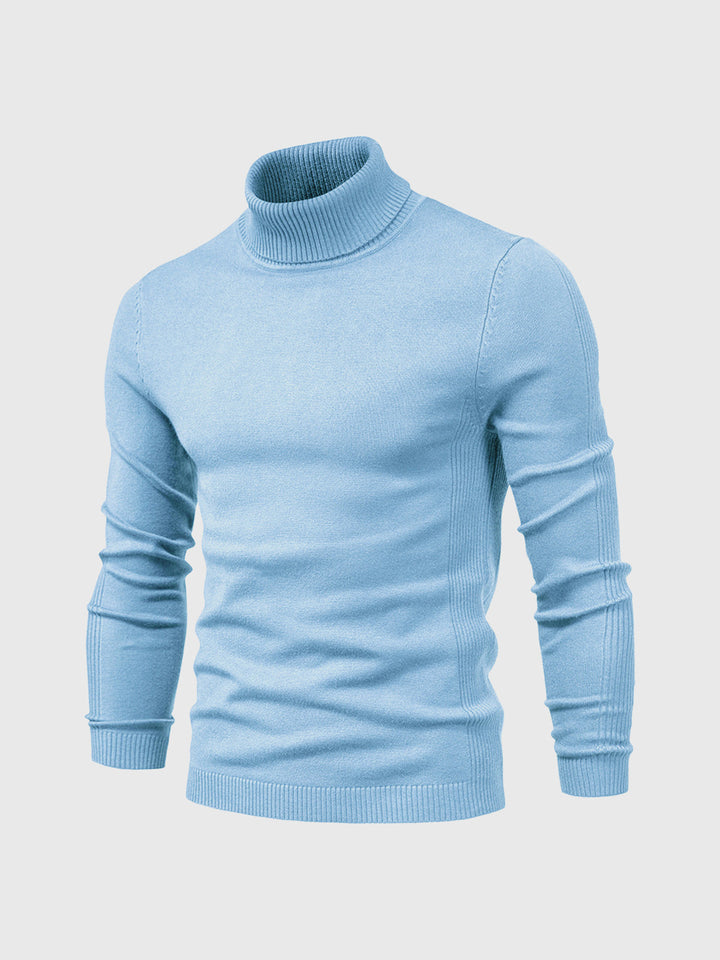 "Herren Rollkragenpullover aus weicher, pflegeleichter Baumwolle, klassischer Schnitt in verschiedenen Farben, elegant gestal