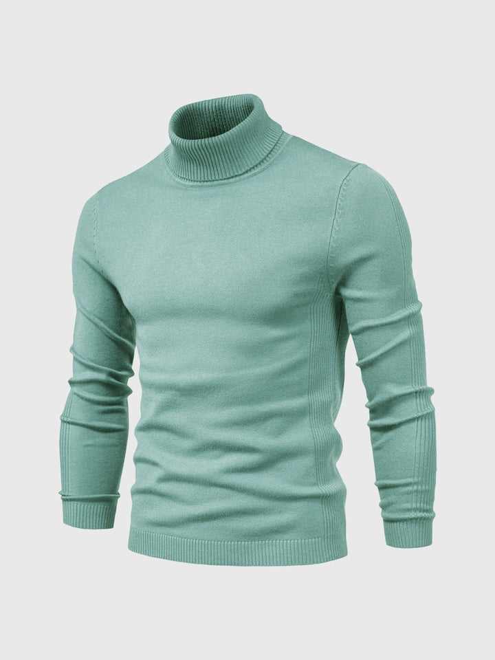 "Herren Rollkragenpullover aus weicher, pflegeleichter Baumwolle, klassischer Schnitt in verschiedenen Farben, elegant gestal