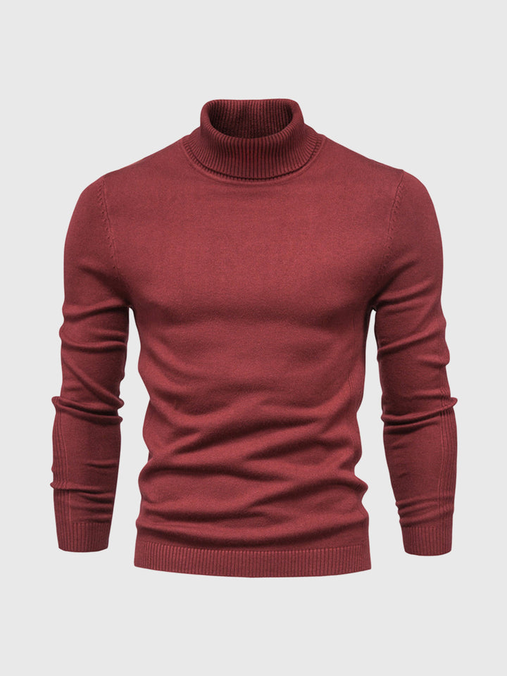 "Herren Rollkragenpullover aus weicher, pflegeleichter Baumwolle, klassischer Schnitt in verschiedenen Farben, elegant gestal