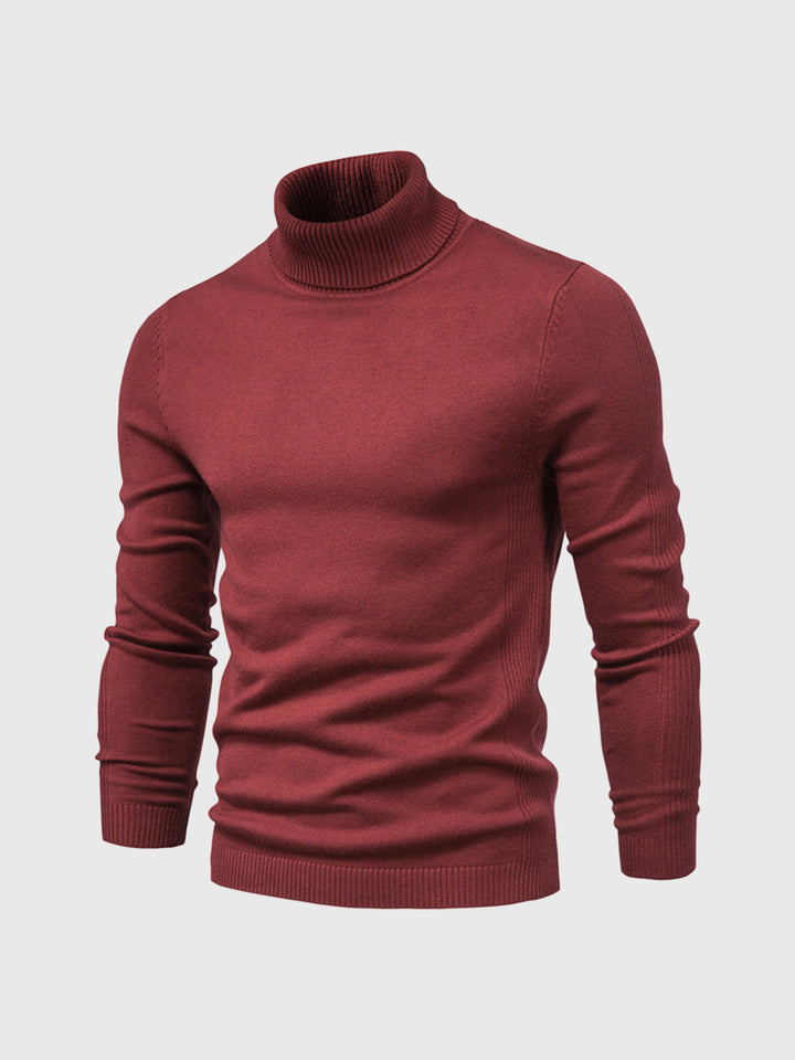 "Herren Rollkragenpullover aus weicher, pflegeleichter Baumwolle, klassischer Schnitt in verschiedenen Farben, elegant gestal