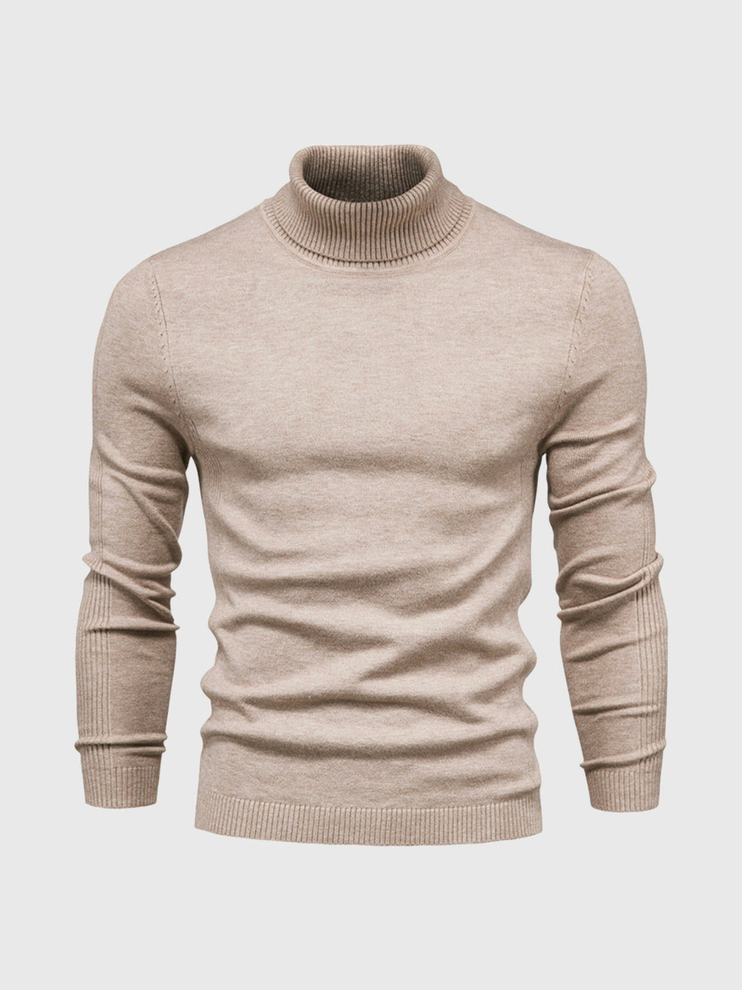 "Herren Rollkragenpullover aus weicher, pflegeleichter Baumwolle, klassischer Schnitt in verschiedenen Farben, elegant gestal