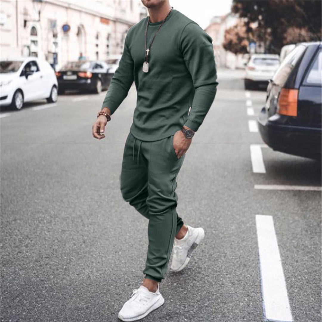 "Herren Trainingsanzug-Set, modern, in verschiedenen Farben, ideal für Fitness & Freizeit, hochwertige Materialien."