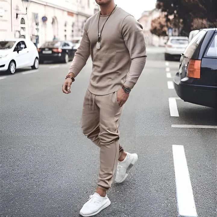 "Herren Trainingsanzug-Set, modern, in verschiedenen Farben, ideal für Fitness & Freizeit, hochwertige Materialien."