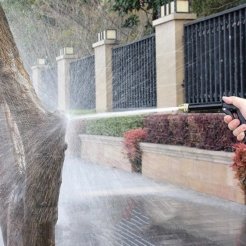 "Hochdruck-Wasserpistole für Garten, robustes Design, ergonomisch, ideal zur Autopflege und Terrassenreinigung"